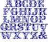 Intervent Monogram Font - Comes in 2 sizes 2 and 3 inch- Machine embroidery Font
