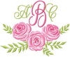 TRIPLE FLOWER SWAG
