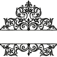 DAMASK SPLIT NAME FRAME