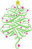 CHRISTMAS TREE #3 MACHINE EMBROIDERY DESIGN