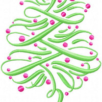 CHRISTMAS TREE #3 MACHINE EMBROIDERY DESIGN