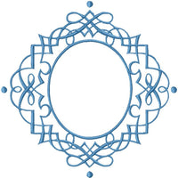 OVAL LACE FRAME