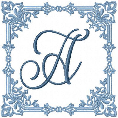 SQUARE FILIGREE BORDER FRAME