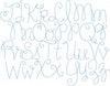 Happy Running Stitch Font