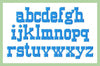 Western Font- 2" upper and lower case plus numbers  Machine Embroidery Design -