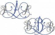 CROWNED MONOGRAM FONT