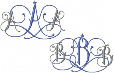 CROWNED MONOGRAM FONT