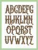 Barnwood Font  comes in 1 and 2 inch sizes