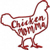 CHICKEN MOMMA - MACHINE EMBROIDERY DESIGN