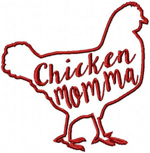 CHICKEN MOMMA - MACHINE EMBROIDERY DESIGN