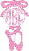 Ballet Monogram Circle Frame