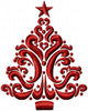 Beautiful Christmas Tree - Machine Embroidery Design - Comes in 4 sizes