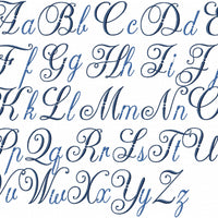 DIPLOMAT FONT - MACHINE EMBROIDERY FONT