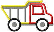 Dump Truck Applique - Machine Embroidery Applique Design