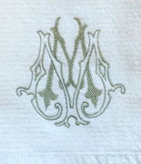 VINTAGE SERIES III DOUBLE LETTER MONOGRAMS M