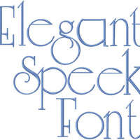 ELEGANT SPEEK FONT