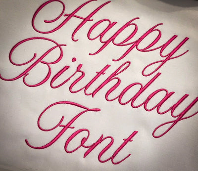 HAPPY BIRTHDAY FONT