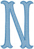 VINTAGE SERIES I LETTER N