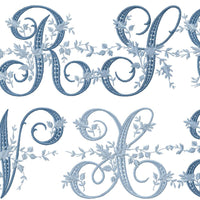 FRENCH FLORAL DOTTED MONOGRAM FONT