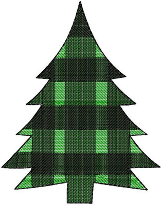 PLAID CHRISTMAS TREE