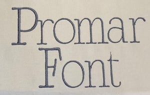 PROMAR FONT