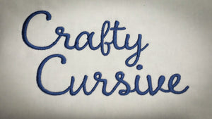 CRAFTY CURSIVE FONT