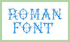 Roman Font