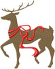 CHRISTMAS REINDEER WITH RIBBON