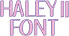 HALEY II FONT