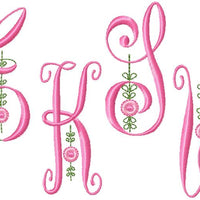 SALLY MONOGRAM FONT