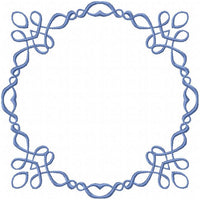 ROUND CALLIGRAPHIC FRAME