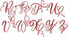 HEARTS MONOGRAM FONT