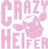 CRAZY HEIFER EMBROIDERY DESIGN