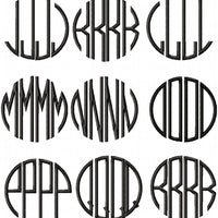 4 LETTER CIRCLE MONOGRAM