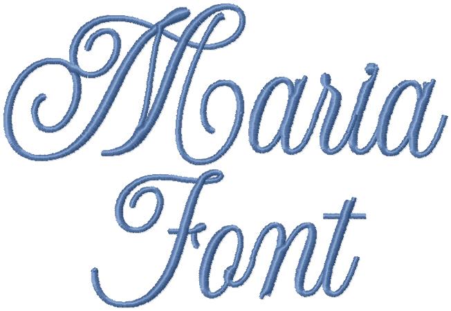 MARIA SCRIPT FONT