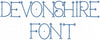 DEVONSHIRE FONT