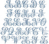 FRENCH FLORAL DOTTED MONOGRAM FONT