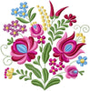 MEXICAN FOLK ART FLORAL DESIGN