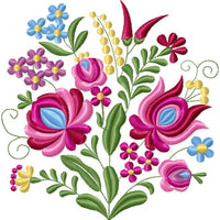 MEXICAN FOLK ART FLORAL DESIGN