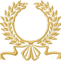 Laurel Wreath with Leaves and Bow