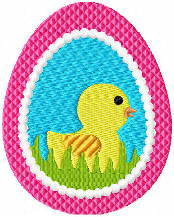 Sugar Easter Egg Machine Embroidery Design