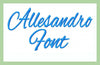 Allesandro Font comes in 1.5 and 2 inch sizes - with numbers and ampersand