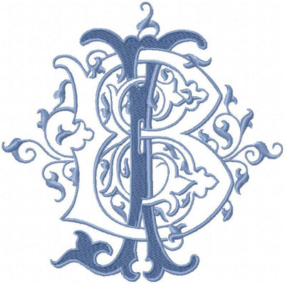VINTAGE CUSTOM MONOGRAM BJ JB