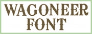 Wagoneer Font - comes in 2,3,4,5,6 inch Sizes - Machine Embroidery Font