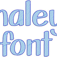 HALEY RUNNING STITCH FONT