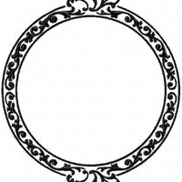 CIRCLE FILIGREE FRAME