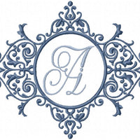 ORNATE MONOGRAM FRAME