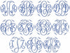 FROU FROU MONOGRAM FONT