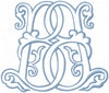 VINTAGE SERIES III DOUBLE LETTER MONOGRAMS B
