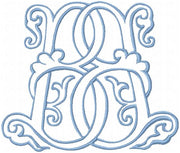 VINTAGE SERIES III DOUBLE LETTER MONOGRAMS B